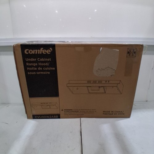 COMFEE SLIM DUCTLESS UNDER CABINET RANGE HOOD - 30" -BLACK (MODEL:CVU30W2ABB) image 6