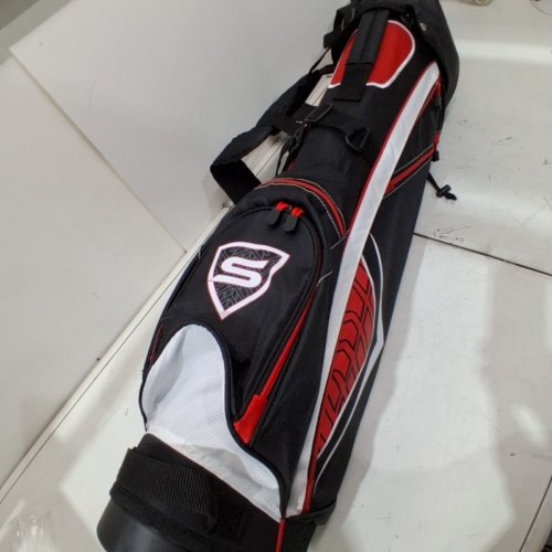 14PC MENS CALLAWAY GOLF STRATA PLUS COMPLETE REGULAR GOLF SET WITH STAND BAG - LEFT HAND - RED image 6