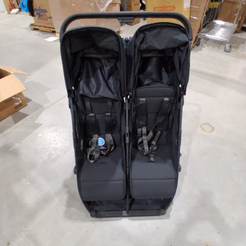 UPPABABY MINU DUO SIDE-BY-SIDE DOUBLE STROLLER LIGHTWEIGHT + COMPACT DESIGN - 100LBS CAP - 26" WIDE - JAKE (MODEL: 0801-MND-NA-JKE) image 2