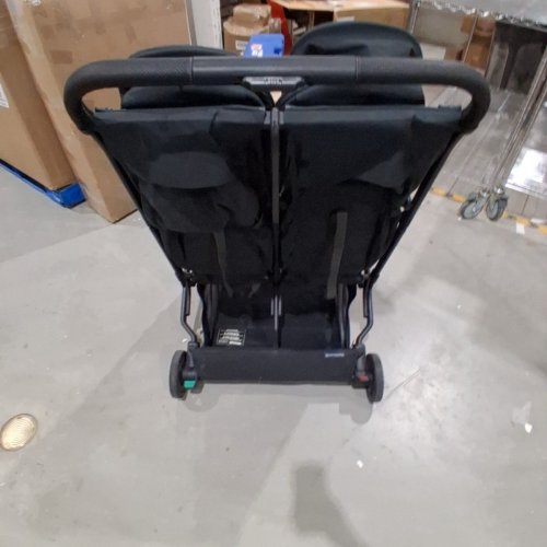 UPPABABY MINU DUO SIDE-BY-SIDE DOUBLE STROLLER LIGHTWEIGHT + COMPACT DESIGN - 100LBS CAP - 26" WIDE - JAKE (MODEL: 0801-MND-NA-JKE) image 6
