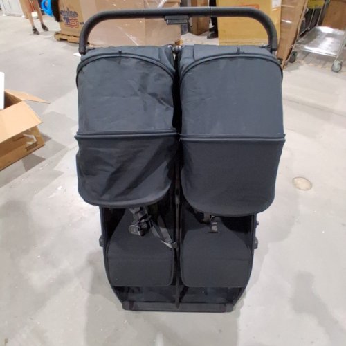 UPPABABY MINU DUO SIDE-BY-SIDE DOUBLE STROLLER LIGHTWEIGHT + COMPACT DESIGN - 100LBS CAP - 26" WIDE - JAKE (MODEL: 0801-MND-NA-JKE) image 7