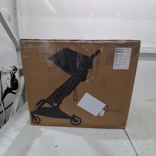 UPPABABY MINU DUO SIDE-BY-SIDE DOUBLE STROLLER LIGHTWEIGHT + COMPACT DESIGN - 100LBS CAP - 26" WIDE - JAKE (MODEL: 0801-MND-NA-JKE) image 8