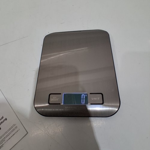 DIGITAL/ELECTRONIC KITCHEN SCALE - SILVER image 2