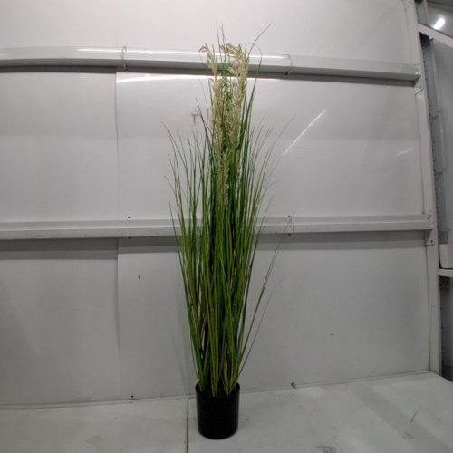 ARTIFICIAL PAMPAS GRASS PLANT IN POT - 47" - GREEN/TAN (MODEL:AP-4) image 3