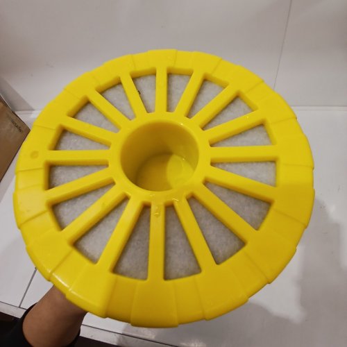 ISPRING DEIONIZED WATER FILTER FOR SPOTLESS WGB22BD CAR WASH SYSTEM - 4.5" X 20" - WHITE / YELLOW (MODEL: FD25B) image 3