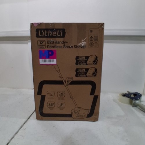 LITHELI CORDLESS BRUSHLESS SNOW SHOVEL 20V BATTERY POWERED SNOW SHOVEL - 12" (MODEL: EGR090040) image 4