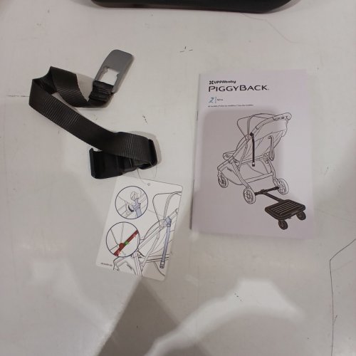 UPPABABY PIGGYBACK RIDE-ALONG BOARD FOR MINU / MINU V2 - STAND AND STROLL ATTACHMENT - DARK GREY image 3
