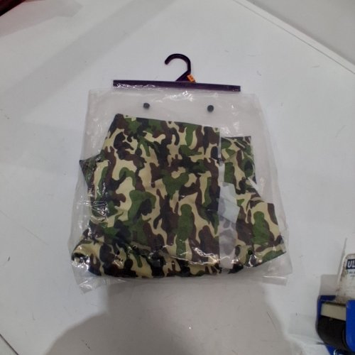 3PC CAMOUFLAGE PRIVATE COSTUME SET - MEDIUM (8-10) GREEN, BROWN, AND TAN image 3