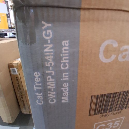 YAHEETECH TALL CAT TREE - 54" - GRAY (MODEL: CW-MPJ-54IN-GY) image 2