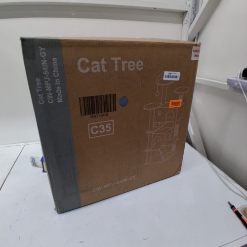YAHEETECH TALL CAT TREE - 54" - GRAY (MODEL: CW-MPJ-54IN-GY) image 5