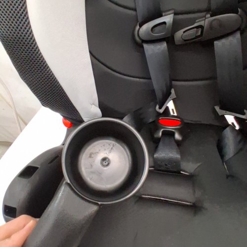 EVENFLO CHASE PLUS 2-IN-1 BOOSTER CAR SEAT FOR KIDS, 5-POINT HARNESS CONVERTS TO HIGH BACK BOOSTER - HURON/BLACK/GREY (MODEL: 30712344C) image 4