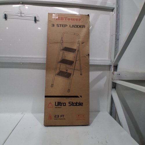 HBTOWER 3 STEP LADDER - 2.3FT HIGHEST STANDING LEVEL - BLACK (MODEL: ZL2803) image 4