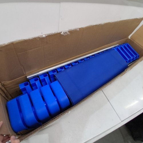 6PK KIDS KOTEK STACKABLE SLEEPING DAYCARE COTS - 52" X 23", READY-TO-ASSEMBLE - BLUE image 3