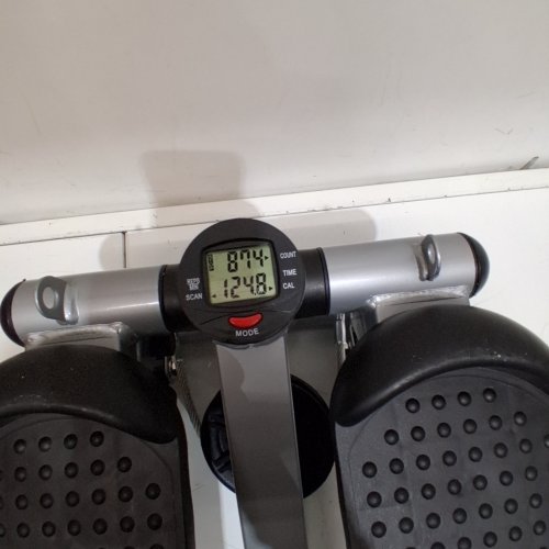PORTABLE STAIR STEPPER WITH RESISTANCE BANDS - 300LBS MAX - SILVER (MODEL-TBJ-J01-V2-SR) image 2