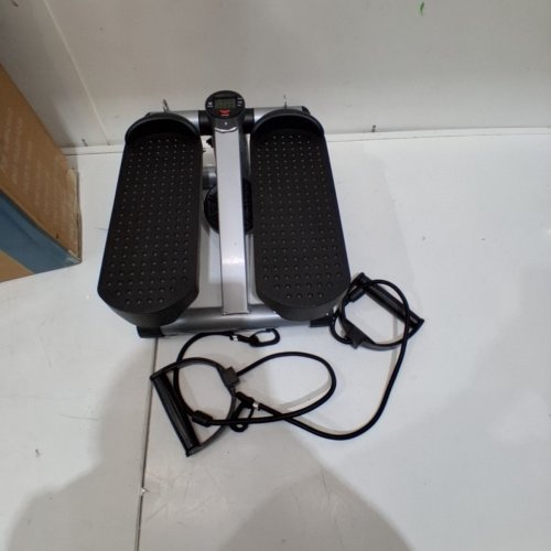 PORTABLE STAIR STEPPER WITH RESISTANCE BANDS - 300LBS MAX - SILVER (MODEL-TBJ-J01-V2-SR) image 3