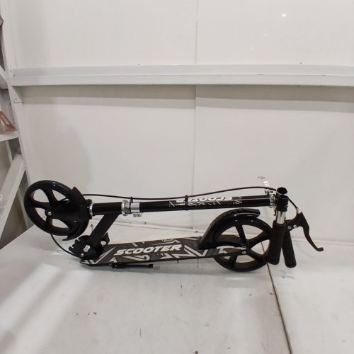 KID'S FOLDING KICK SCOOTER WITH UPGRADED WHEELS - BLACK image 2