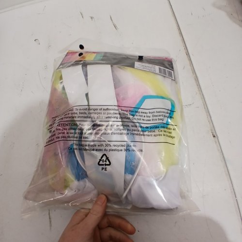 PARTYHOLICS TWINKLECORN UNICORN COSTUME DRESS - MEDIUM (8-10) - MULTICOLOUR image 3
