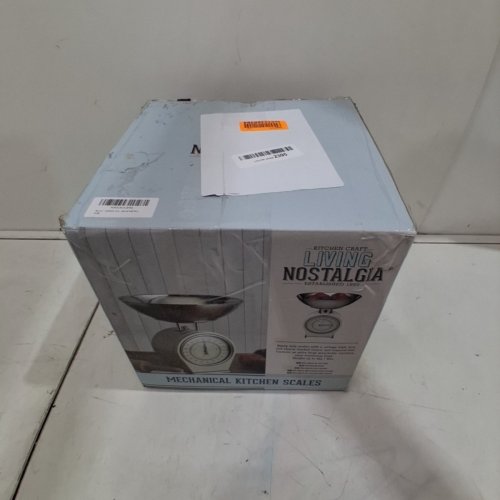 KITCHEN CRAFT LIVING NOSTALGIA MECHANICAL KITCHEN SCALE - 4 KG - CREAM/SILVER (MODEL: LNSCALECRE) image 6