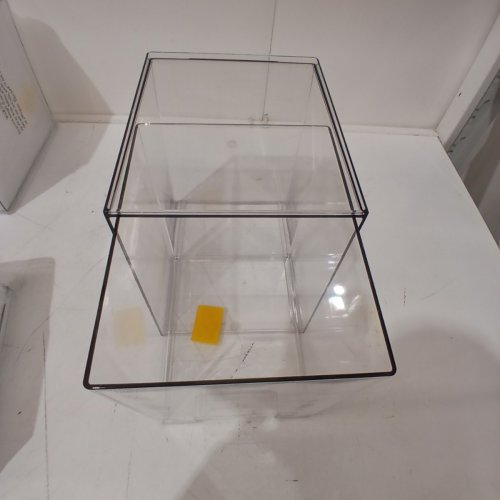 3PC VTOPMART UNIVERSAL STACKABLE ACRYLIC STORAGE DRAWER ORGANIZERS - CLEAR image 3