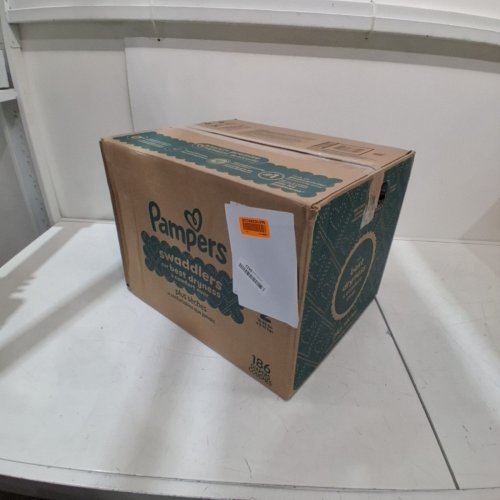 186PK PAMPERS SWADDLERS DISPOSABLE DIAPERS - SIZE 2 image 3