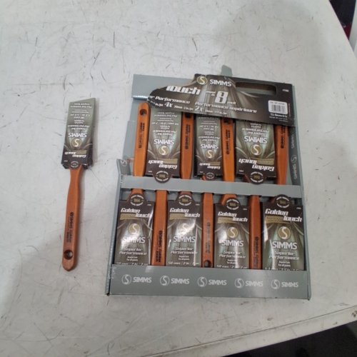 8PC SIMMS GOLDEN TOUCH BRUSH SET - MULTIPLE SIZES - WOOD/BLACK (MODEL: 1651938) image 4