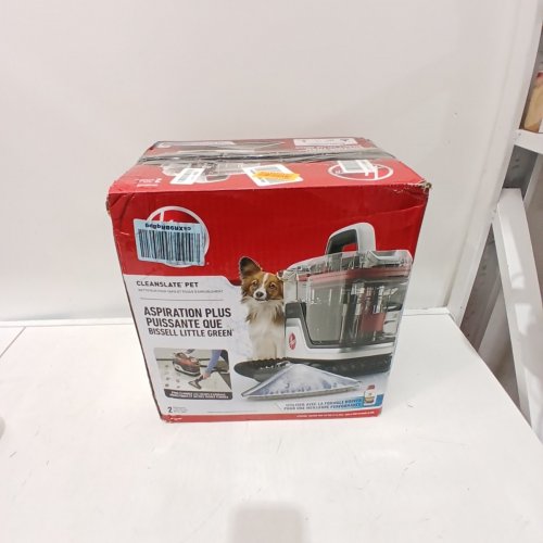 HOOVER CLEANSLATE PORTABLE CARPET & UPHOLSTERY SPOT CLEANER & STAIN REMOVER - 40OZ DUAL TANKS - RED/GREY (MODEL: FH14001VCD) image 5
