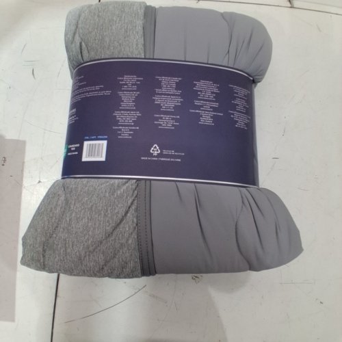 BERKSHIRE COOLING QUILTED COMFORTER BLANKET - QUEEN - GREY (MODEL: 1986200) image 3