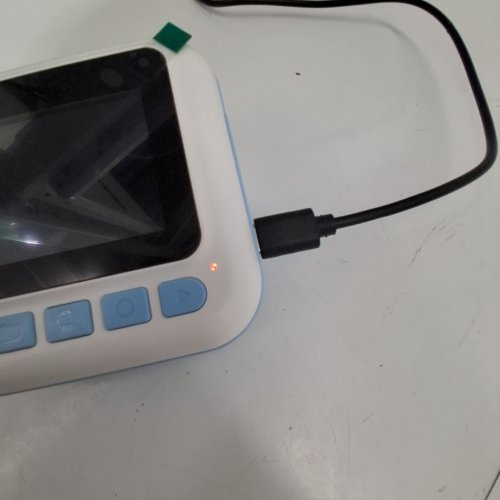 KIDS DIGITAL INSTANT PRINT CAMERA - 2.4" DISPLAY SCREEN - BLUE / WHITE (MODEL: CP02) image 2