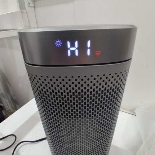 DREO PTC SOLARIS SLIM H2 -FAN HEATER - SILVER (MODEL: DR-HSH014) image 2