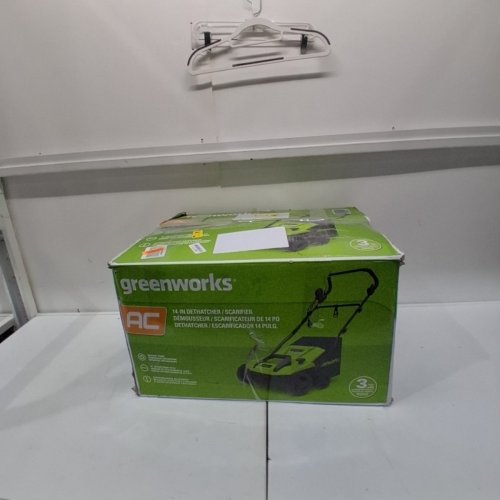 GREENWORKS CORDED DETHATCHER - 120V - 13AMP - 14" - GREEN/BLACK (MODEL: DHA103) image 5