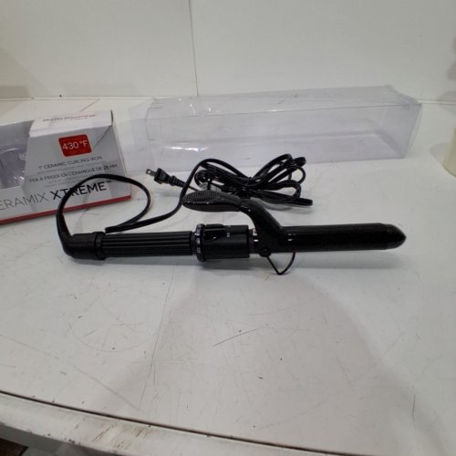 BABYLISSPRO CERAMIC CURLING IRON WITH SPRING HANDLE - 1" - BLACK (MODEL: BABC100SNC) image 3