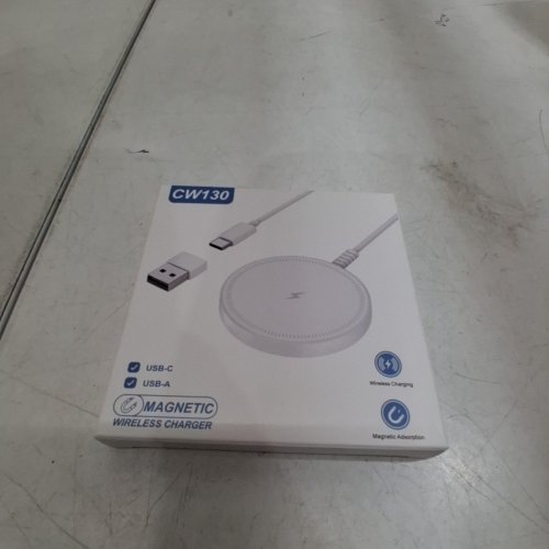 BENFEI 2-IN-1 MAGENETIC WIRELESS CHARGER USB-A / USB-C - 15W OUTPUT - BLACK - (MODEL: CW130) image 5