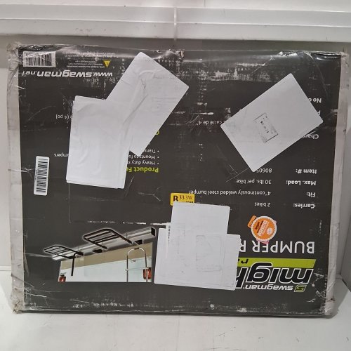 SWAGMAN TWO BIKE RACK FOR RV'S - FITS 4-4.5" CONTINUOUS BUMPER - 90LBS CAP - (MODEL: 80605) image 5