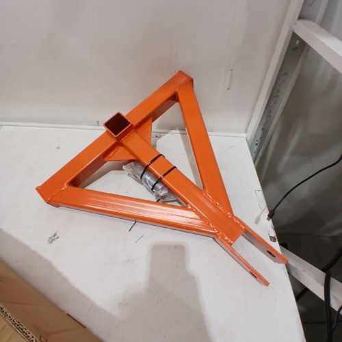 3 POINT HITCH RECEIVER - FITS CATEGORY 1 TRACTORS - ORANGE image 3