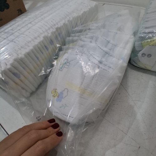 129PK PAMPERS SWADDLERS DISPOSABLE BABY DIAPERS - SIZE 1 (8-14LB) image 3
