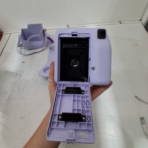 FUJIFILM INSTAX MINI SE INSTANT CAMERA BUNDLE WITH MAGNETIC FRAME, MINI ALBUM, AND 10 EXPOSURE MINI FILM PACK - LAVENDER image 3