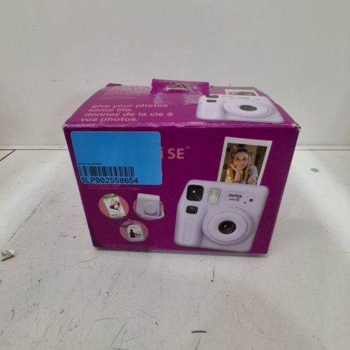 FUJIFILM INSTAX MINI SE INSTANT CAMERA BUNDLE WITH MAGNETIC FRAME, MINI ALBUM, AND 10 EXPOSURE MINI FILM PACK - LAVENDER image 5