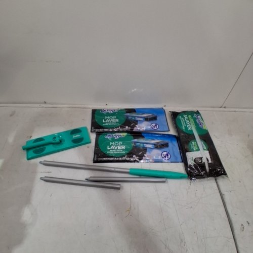 SWIFFER SWEEP AND MOP DELUXE, 2-IN-1 FLOOR MOPPING AND SWEEPING KIT, MULTI-SURFACE KIT FOR FLOOR CLEANING image 2