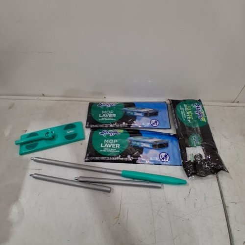 SWIFFER SWEEP AND MOP DELUXE, 2-IN-1 FLOOR MOPPING AND SWEEPING KIT, MULTI-SURFACE KIT FOR FLOOR CLEANING image 3