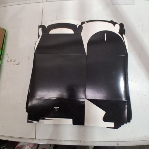 25PK BAKERY BOXES - BLACK/WHITE image 2