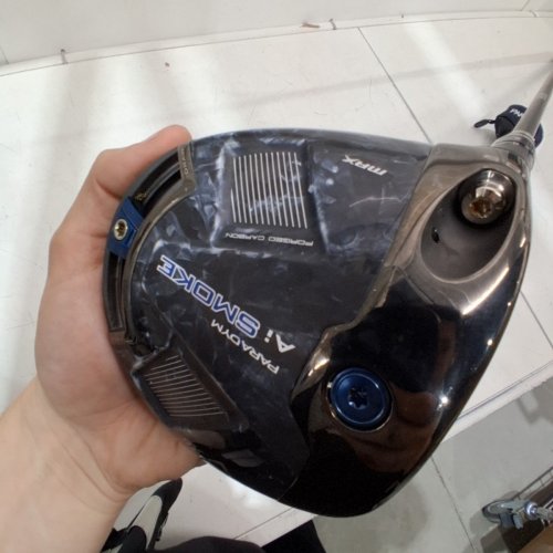 CALLAWAY STIFF GOLF PARADYM AI SMOKE MAX DRIVER -10.5°- LEFT HAND - BLACK/BLUE image 5