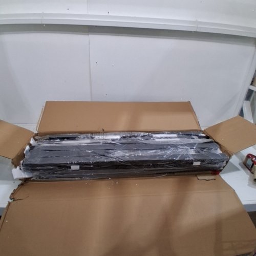 HEAVY DUTY SLAT SUPPORT METAL PLATFORM BED FRAME - KING 14" - BLACK (YC-004-K) image 2