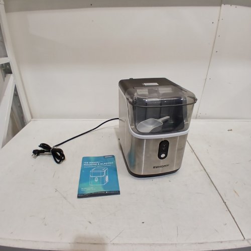 EUHOMY COUNTERTOP NUGGET ICE MAKER - MAKES 35LBS/DAY - STAINLESS STEEL ( MODEL: IM-15S) image 4