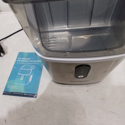 EUHOMY COUNTERTOP NUGGET ICE MAKER - MAKES 35LBS/DAY - STAINLESS STEEL ( MODEL: IM-15S) image 5