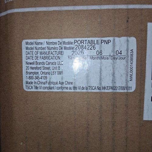 GRACO PACK N' PLAY PORTABLE PLAYARD - 39"X 28"X 29" - BLACK/BEIGE (MODEL: 2084226) image 4