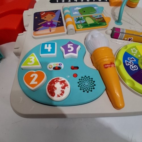 FISHER PRICE 4-IN-1 LAUGH AND LEARN ACTIVITY TABLE AND EASEL - 6 - 36 MONTHS - MULTICOLOUR (MODE : JGW86) image 4