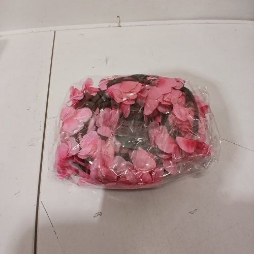 GARAYMA ENCHANTED CHERRY BLOSSOM VINE WREATH LIGHT WITH REMOTE - 63" - PINK image 3