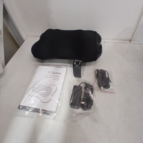 ZYLLION SHIATSU PILLOW NECK & SHOULDER MASSAGER WITH HEAT FUNCTION - BLACK (MODEL: ZMA-13-BK) image 2