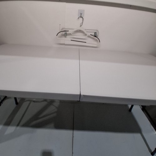 HEAVY DUTY PLASTIC FOLDING TABLE - 4.9FT X 2.29FT X 2.4FT - WHITE (MODEL:TB001WH-60) image 3