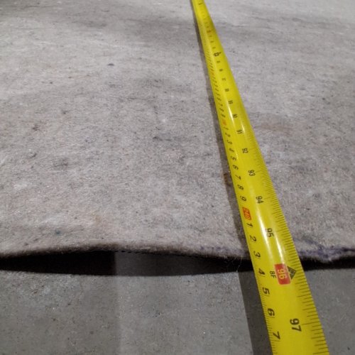 1/4" FELT-RUBBER LOCK UNDER-PADDING - 5FT X 8FT - BEIGE image 4